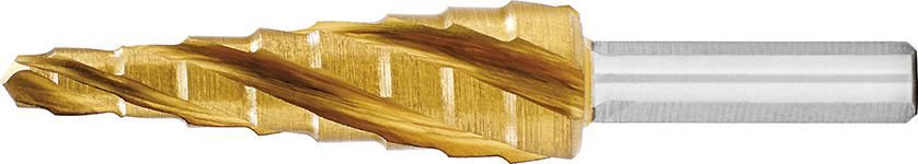 Produktbild Exact Stufenbohrer HSS TiN 4-fach Spiralnute 4-12 mm