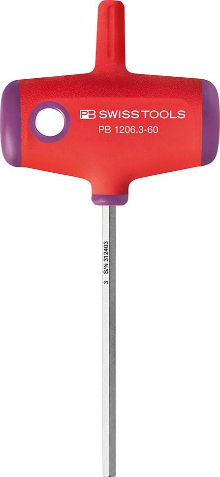 Produktbild PB Swiss Tools Quergriff Schraubendreher Schlüsselweite 3,0 mm Länge 60 mm
