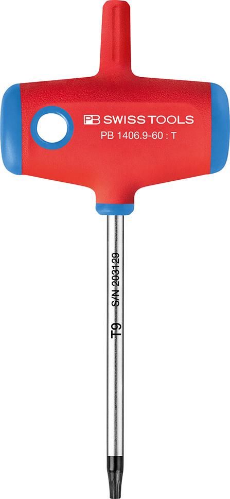 Produktbild PB Swiss Tools Quergriff Schraubendreher 60 mm Torx 9