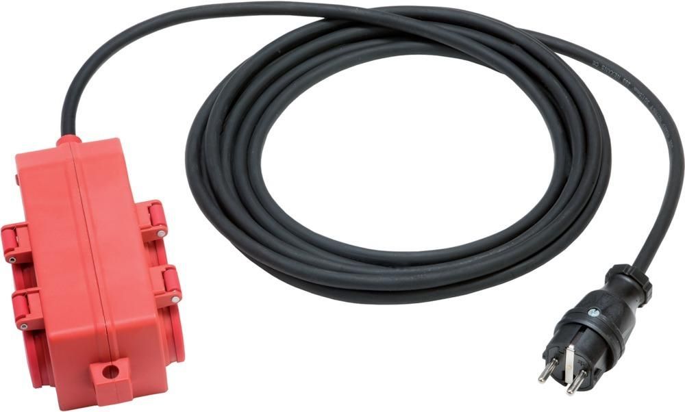 Produktbild Althoff Vierfach-Verteiler IP44 10 meter H07RN-F3G1,5 Neopren