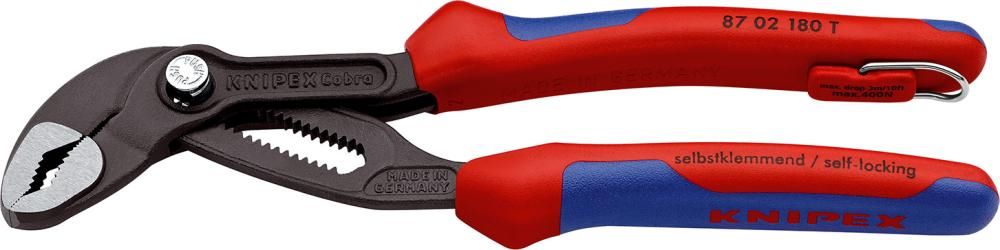 Produktbild Knipex Wasserpumpenzange Cobra mit Befestigungsöse 180 mm