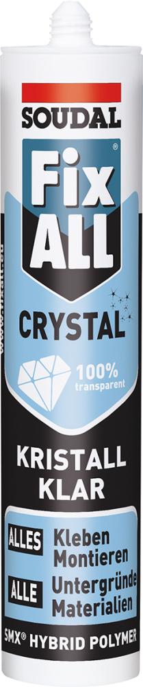 Produktbild Soudal Konstruktionskleber Fix ALL CRYSTAL 290 ml glasklar