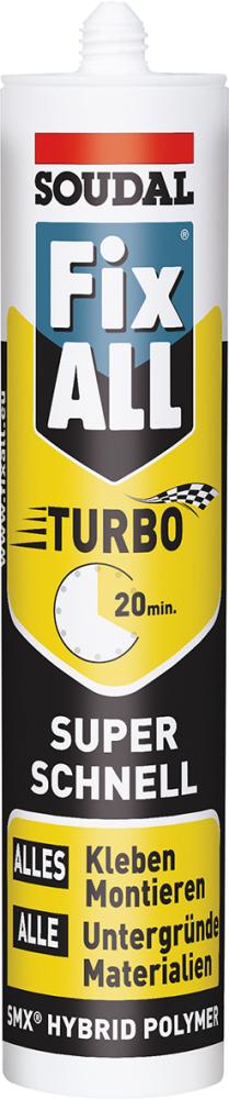 Produktbild Soudal Konstruktionskleber Fix ALL TURBO 290 ml weiß
