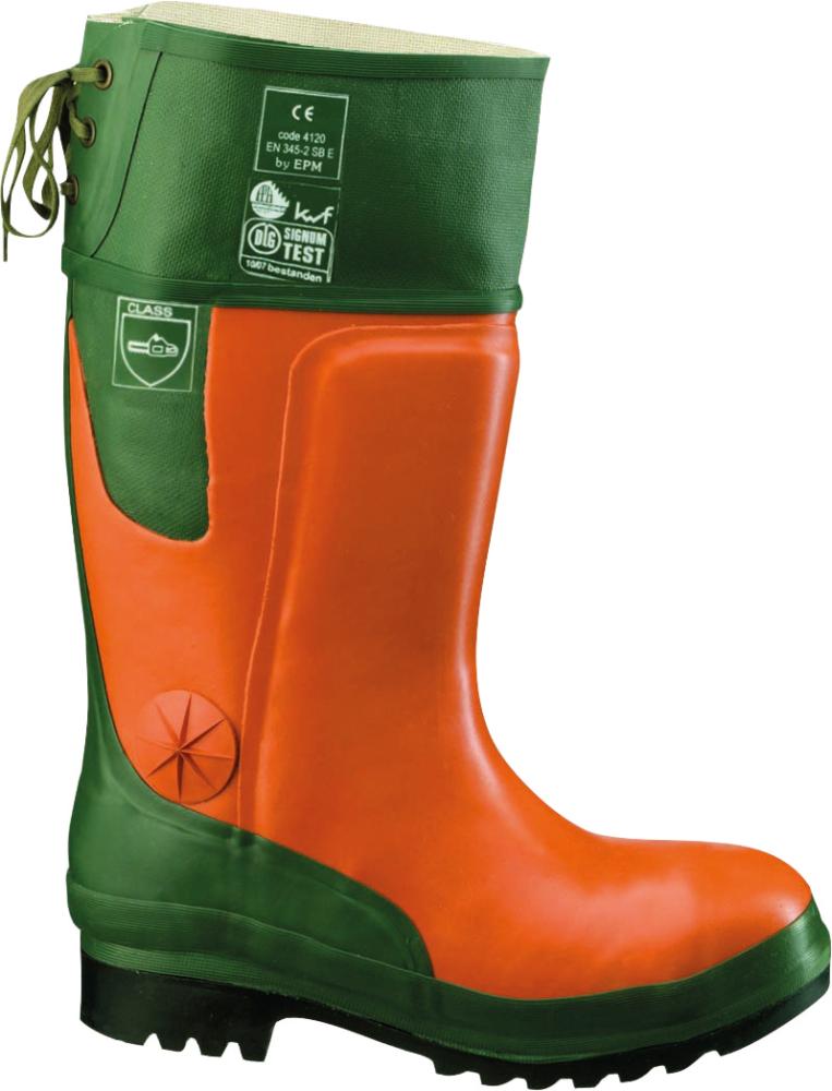 Produktbild Craftland Forst Gummistiefel Ulme orange grün Größe 46