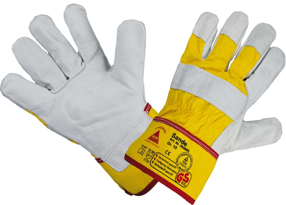 Produktbild Hase Safety Gloves Hase Safety Gloves Handschuh Sande Rindleder Gr.10