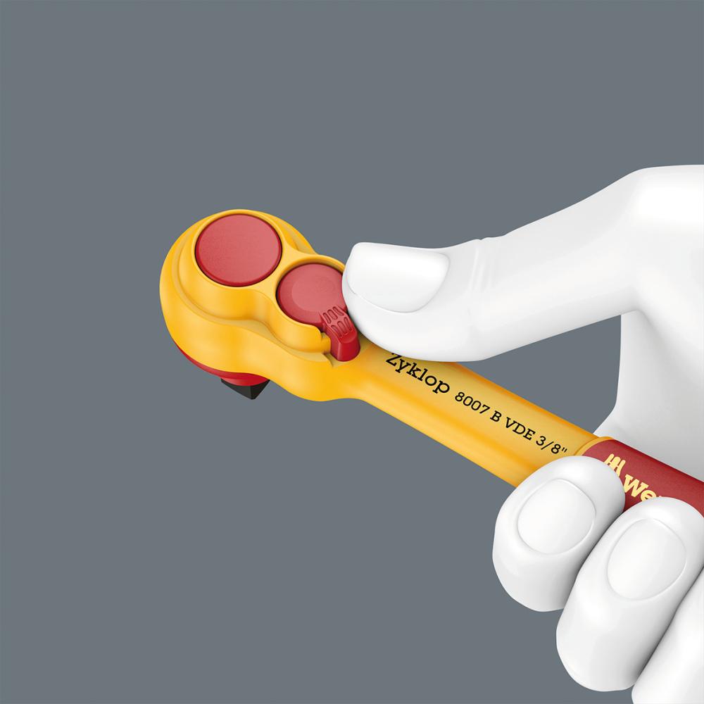 Produktbild Wera Hebel Umschaltknarre 3/8 Zoll 222mm VDE bild 5