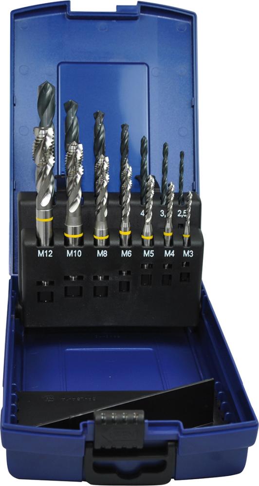 Produktbild FORUM Maschinen Gewindebohrer D371C HSSE Set KLM3-M12 6