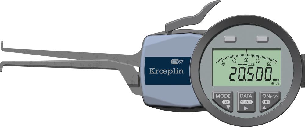 Produktbild Kroeplin Innenschnelltaster A/D mit 3 Punkt Antastung 7-14mm