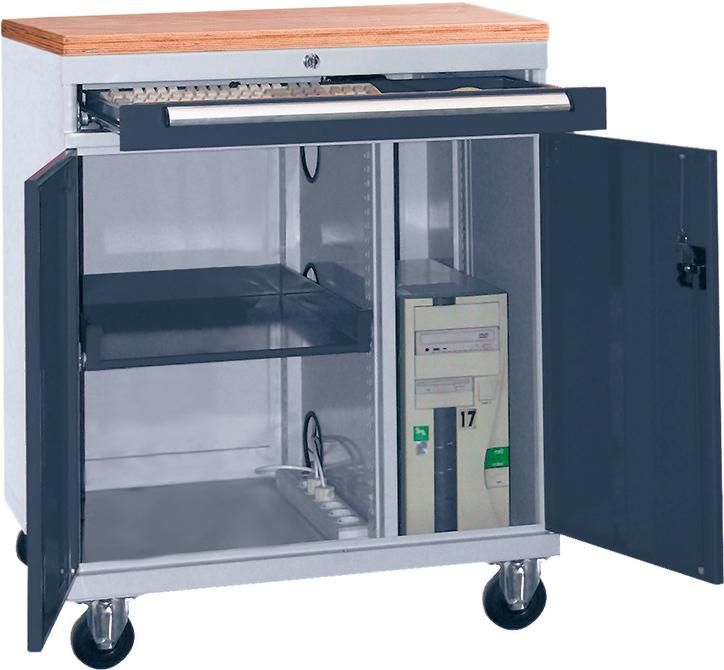 Produktbild KLW Computerschrank Modell 07/PC-3 1065 x 830 x 700 mm