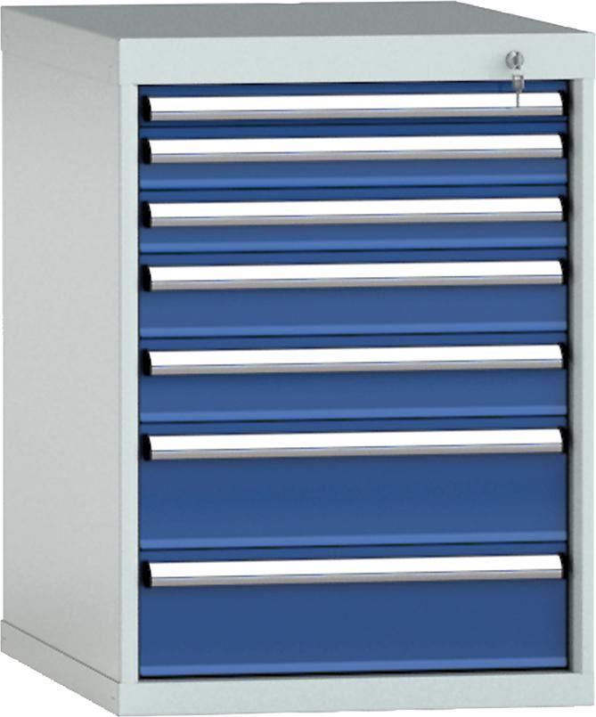 Produktbild KLW Schubladenschrank Typ SEB0800-07EP-001 800 x 572 x 750 mm 7 Schubladen