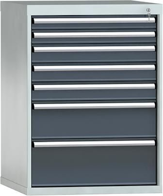 Produktbild KLW Schubladenschrank Typ SJB1000-07EP-001 1000 x 1031 x 750 mm 7 Schubladen