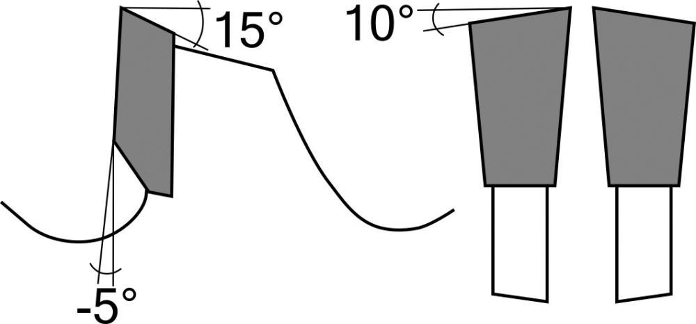 Produktbild Edessö Kreissägeblatt HW Präzision 210 x 3,0 x 30 mm 64 Zähne W negativ bild 2