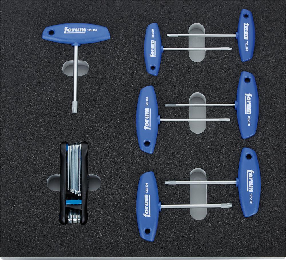 Produktbild FORUM Werkzeugmodul 2017 leer 2/3 für Schraubendreher Torx mit Quergriff