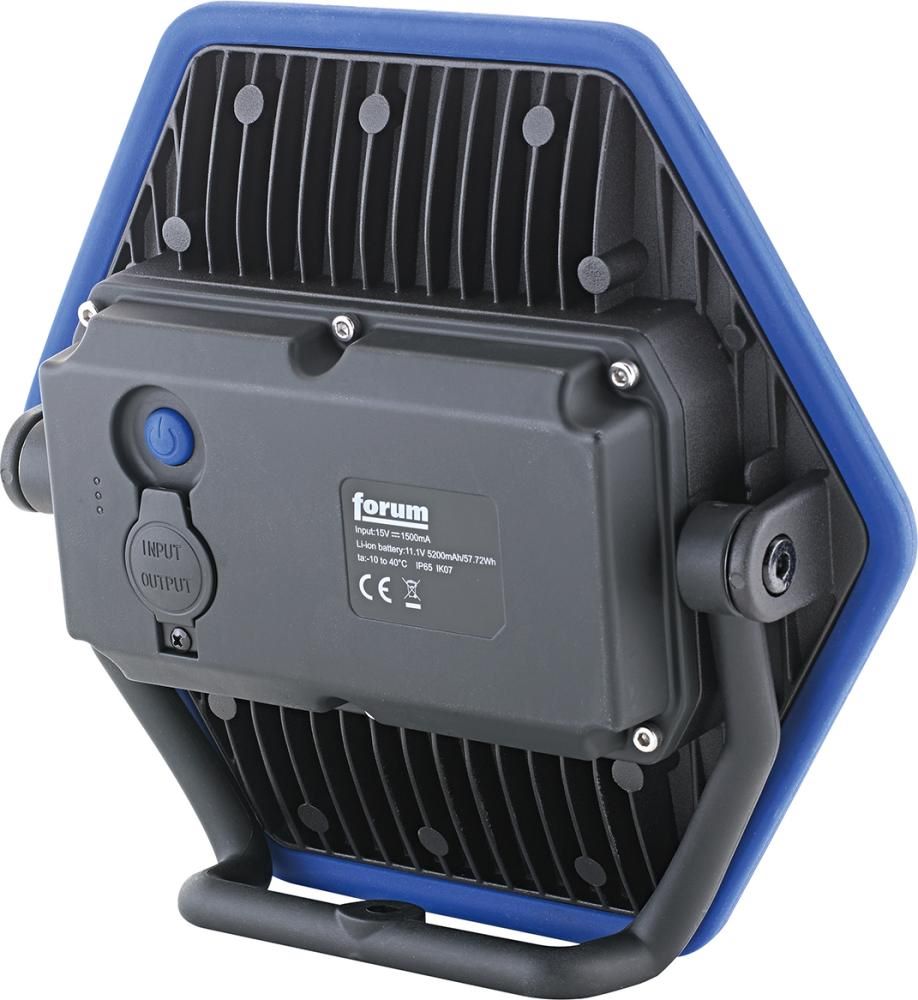 Produktbild FORUM Akku Arbeitsleuchte LED 50 Watt 1100-4300 Lumen mit Powerbank bild 4