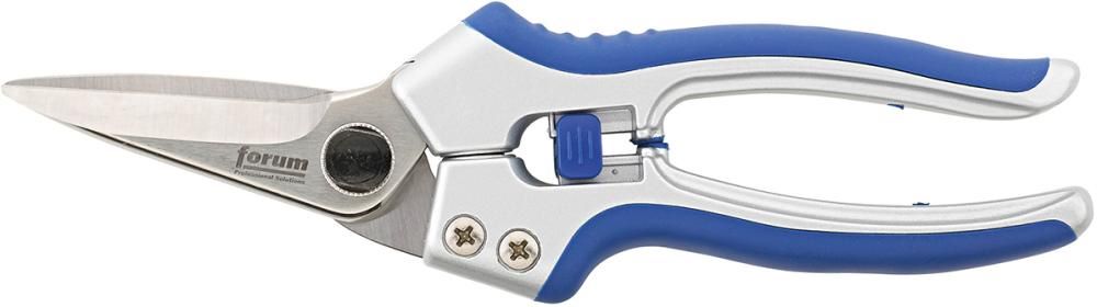 Produktbild FORUM Kombischere Edelstahl abgewinkelt 200 mm mit Alugriff bild 1