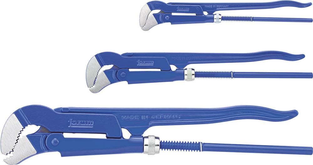 Produktbild FORUM Eckrohrzangenset S Maul DIN5234 C 1 bis 2 Zoll
