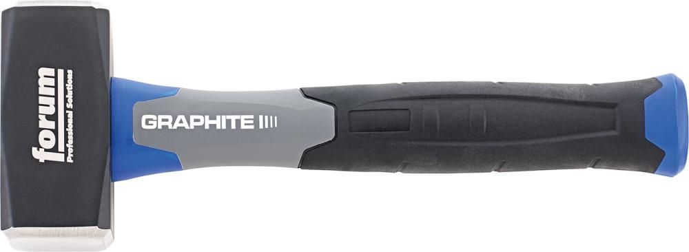Produktbild FORUM Fäustel Graphite 1500 g mit Mehrkomponentenstiel