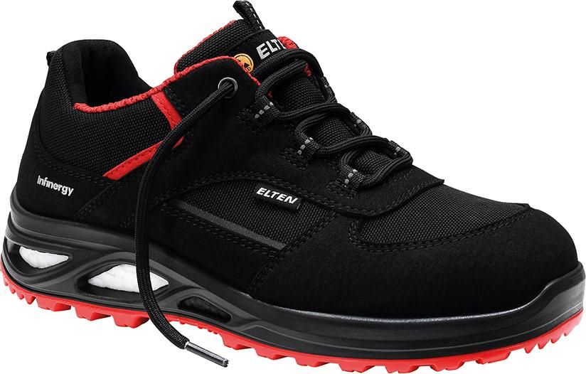 Produktbild Elten Damen-Sicherheitshalbschuh HANNAH XXTL black-red Low S3 SRC ESD Größe 36