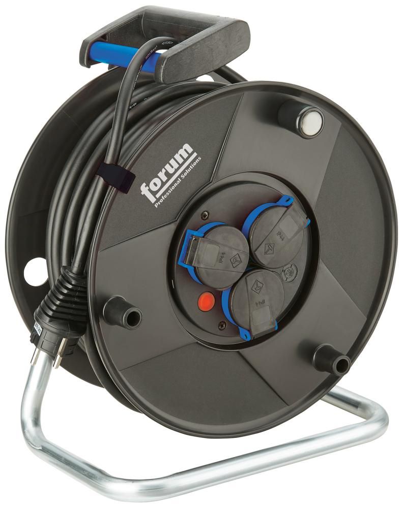 Produktbild FORUM Kabeltrommel IP44 Kunststoff 40 Meter H07RN-F3G2,5
