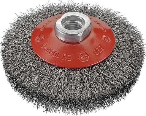 Produktbild FORUM Kegelbürste Stahldraht M14 100 x 0,30 mm gewellt