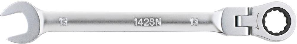 Produktbild FORUM Maulschlüssel mit Gelenkkopf Ringratsche 13 mm