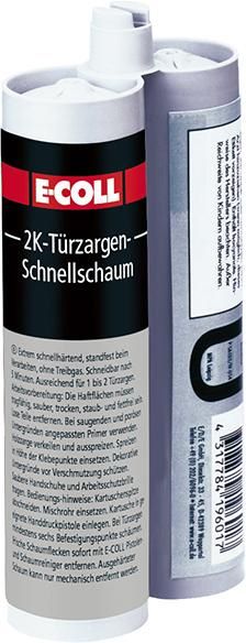 Produktbild E-Coll Türzargen 2 Komponenten Schnellmontageschaum 210 ml