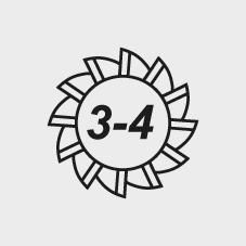 Produktbild FORUM Schruppfräser TiAlN-beschichtet Durchmesser 8 mm Schneidenlänge 19 mm bild 8