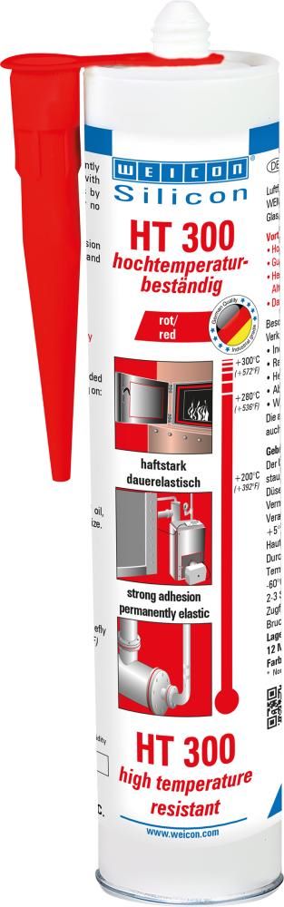 Produktbild Weicon Silicon HT 300 rot Kartusche mit 310 ml