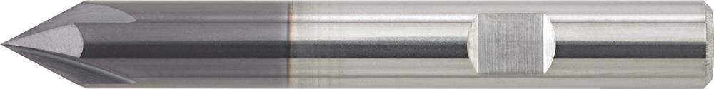 Produktbild Forum Entgratfräser VHM 60 Grad Schaft 8 mm Länge 63 mm TiAlN