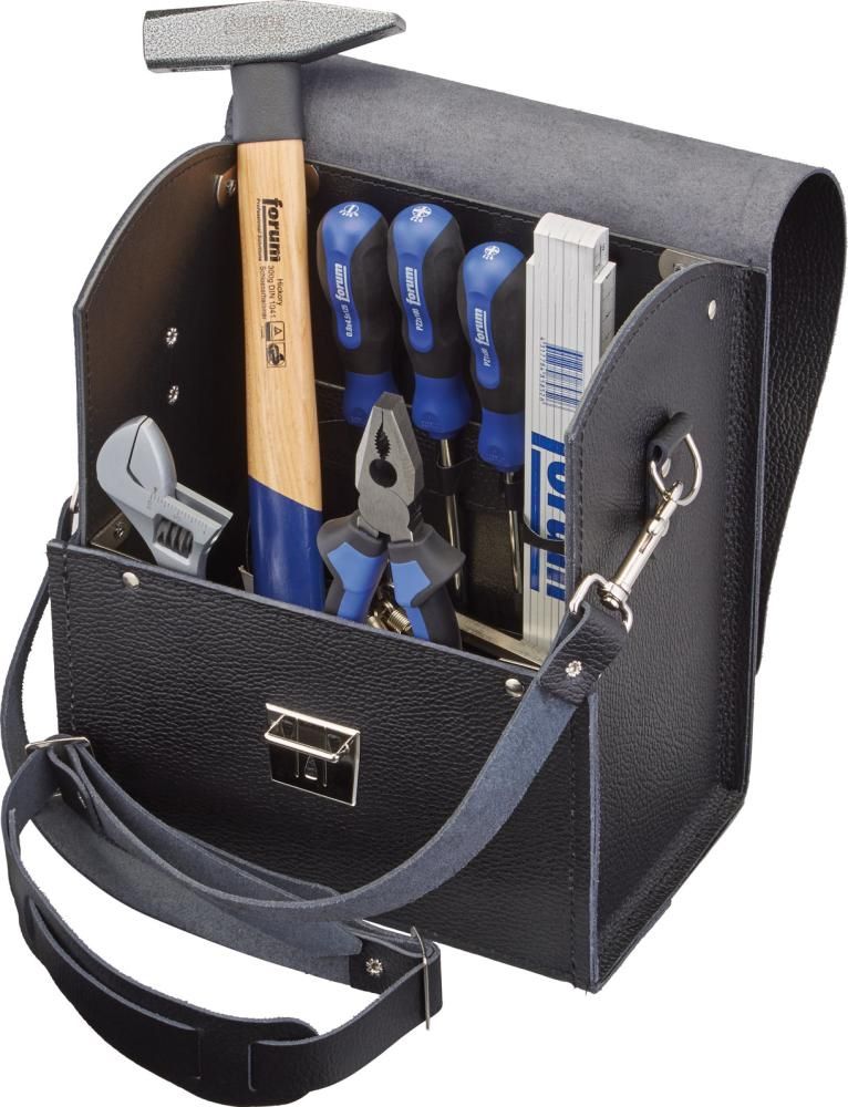Produktbild FORUM Werkzeugtasche Leder 280 x 140 x 210 mm bild 2