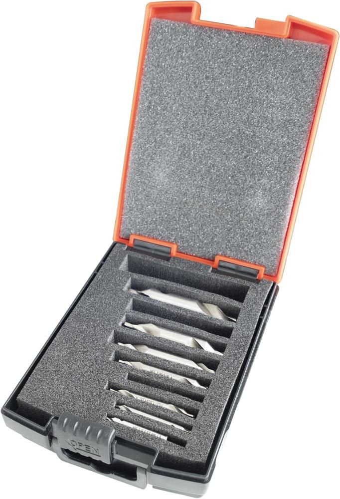 Produktbild FORUM Zentrierbohrer-Satz blank Bohrer Durchmesser 0,5–4 mm 7-teilig