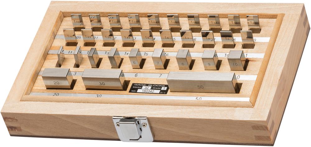 Produktbild Fortis Parallel Endmaßsatz Stahl 32 teilig Toleranzklasse 1