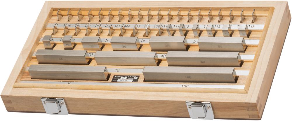 Produktbild Fortis Parallel Endmaßsatz Stahl 47 teilig Toleranzklasse 1