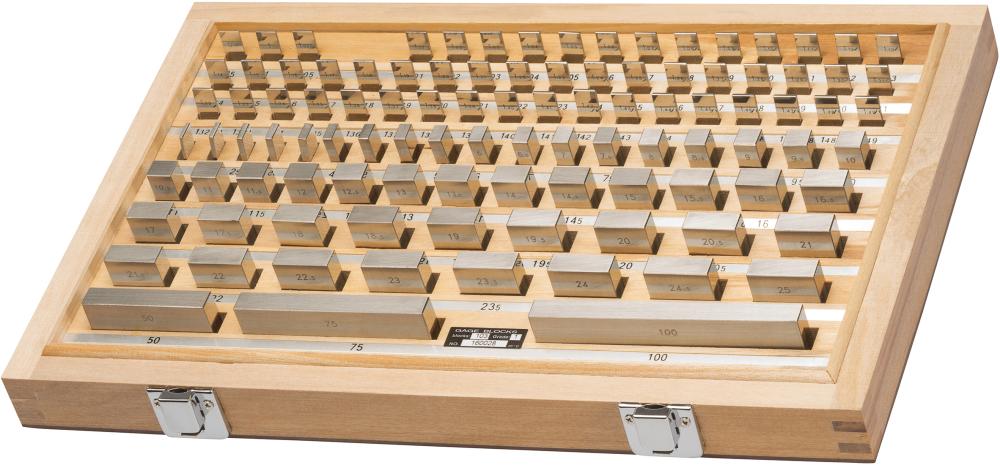 Produktbild Fortis Parallel Endmaßsatz Stahl 103 teilig Toleranzklasse 2