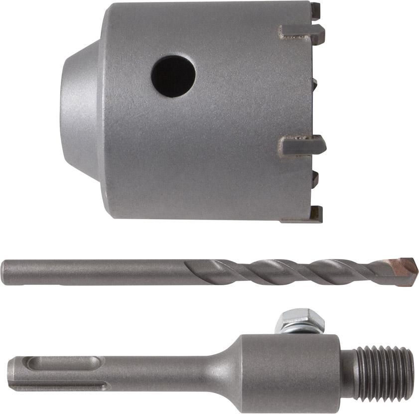 Produktbild Projahn Schlagbohrkronen-Set SDS-plus HM leichte Ausführung Durchmesser 82 mm