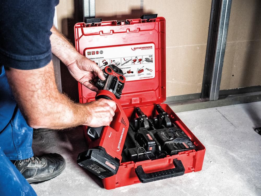 Produktbild ROTHENBERGER Pressmaschine ROMAX Compact TT Basis Set bild 3