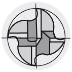 Produktbild FORUM Schaftfräser D844K HSSE 20mm NF bild 2