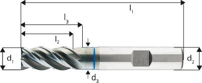 Produktbild Maykestag Schaftfräser D6527L VHM INOX4mm Z4