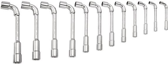 Produktbild BAHCO Doppel Steckschlüssel Satz 12 teilig Gebogen 12 kant