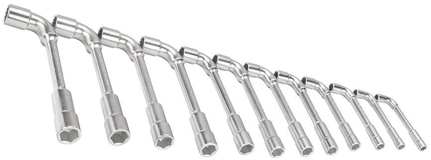 Produktbild BAHCO Doppel Steckschlüssel Satz 12 teilig Gebogen 12 kant bild 2