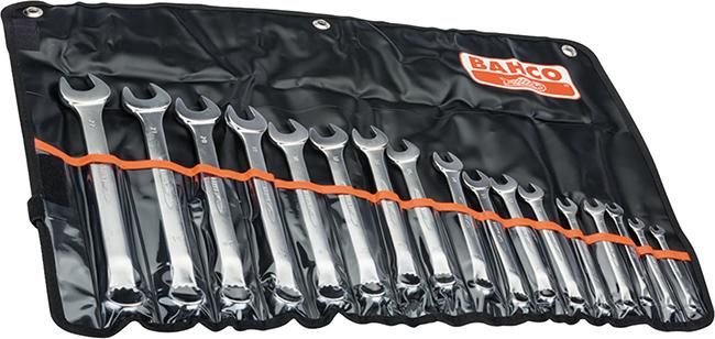 Produktbild BAHCO Ringmaulschlüssel Satz poliert 17 teilig DIN 3113 B bild 3