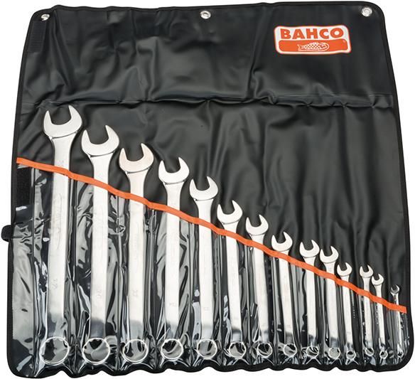 Produktbild BAHCO Ringmaulschlüssel Satz 14 Teilig DIN 3113 B