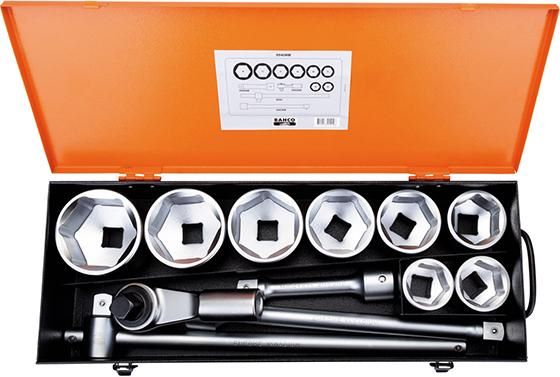 Produktbild BAHCO Steckschlüssel Satz 1 Zoll 12 teilig