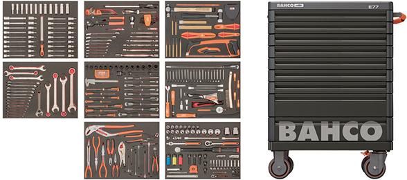 Produktbild BAHCO Werkstattwagen bestückt AUTO 357 teilig bild 2