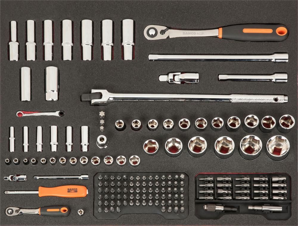 Produktbild BAHCO Werkstattwagen bestückt Campaign 214 teilig bild 4