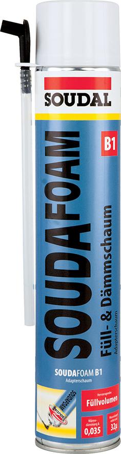 Produktbild Soudal Montageschaum Soudafoam B1 PU-Schaum 750 ml