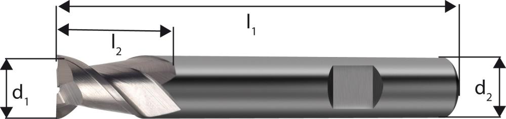 Produktbild FORUM Schaftfräser 6527K VHM 14mm Z2W