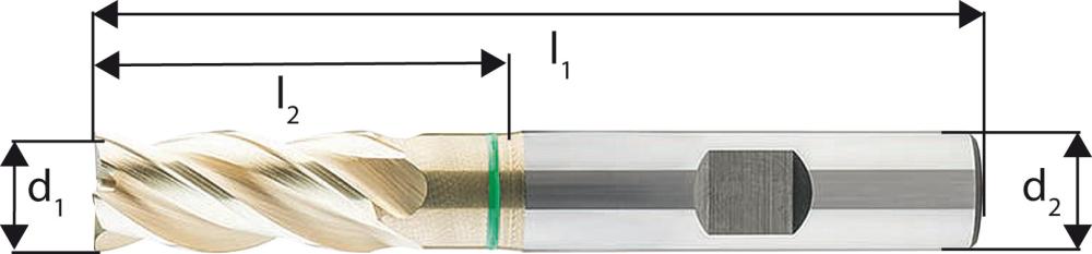 Produktbild Maykestag Schaftfräser D6527L VHM UNI 3mm Z4