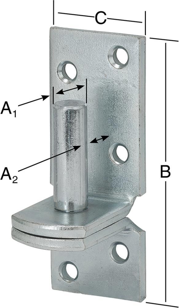 Produktbild Vormann Aufschraubkloben DII 20 X 180 mm verzinkt