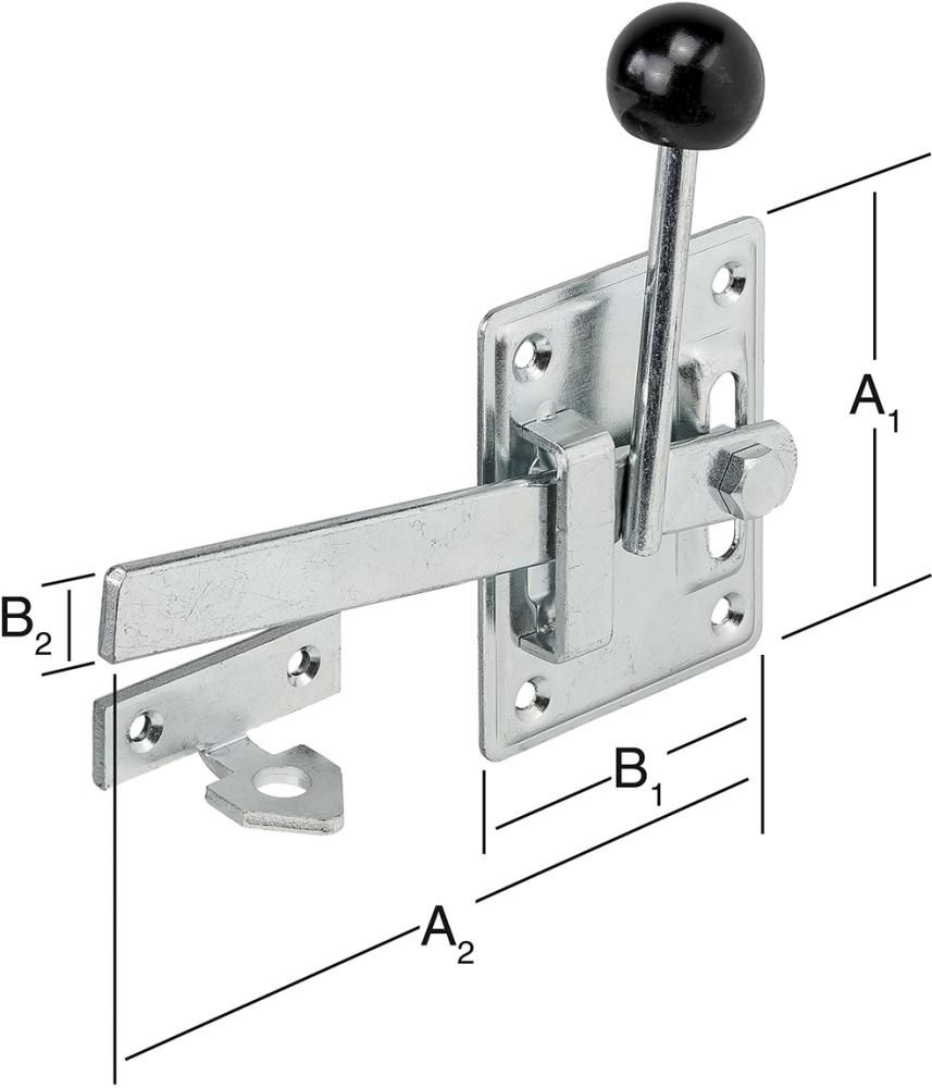 Produktbild Vormann Gartentorfalle Typ 1 100x80 mm verzinkt